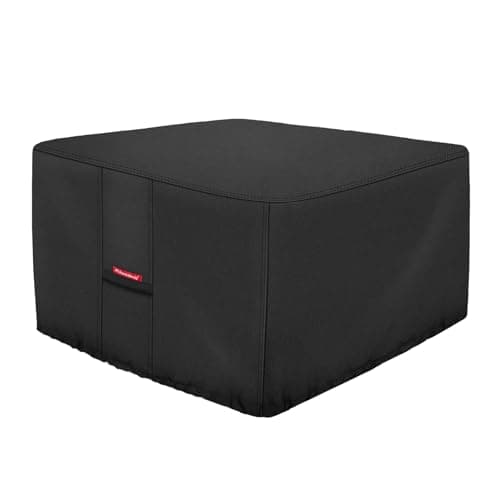 Porch Shield Fire Pit Cover - Waterproof 600D Heavy Duty Square Patio Fire Pit Table Cover Black - 36 x 36 inch