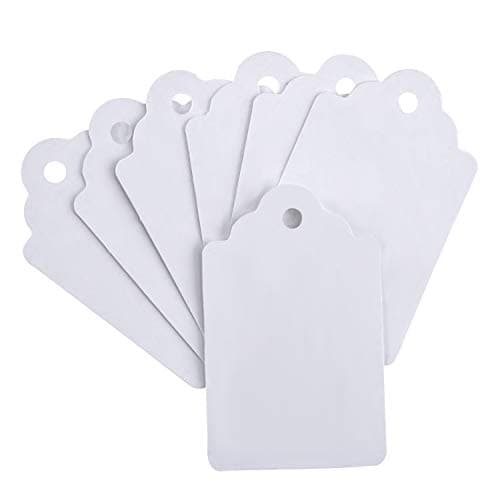 1000Pcs Price Tags Without String for Tagging Gun, 1.75" x 1.093"
