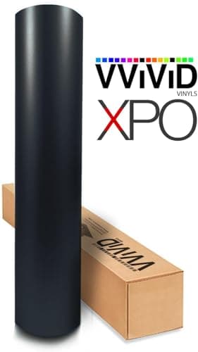 Matte Black Vinyl Wrap Roll with VViViD XPO Air Release Technology (1ft x 5ft)