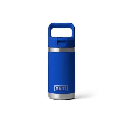 YETI Rambler Jr. 12 oz Kids Bottle, with Straw Cap, Royal Blue