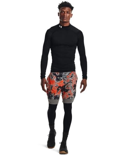Under Armour Men's ColdGear Armour Compression Mock , Black (001)/White, Medium