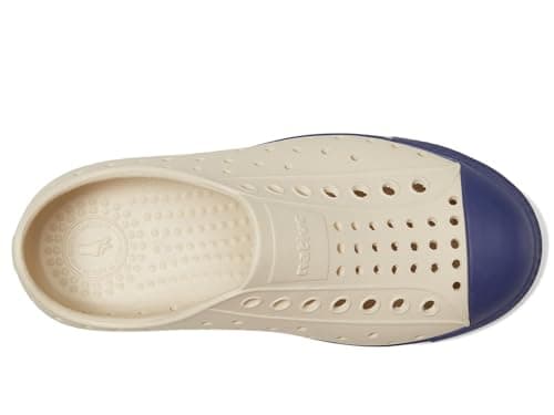Native Shoes Unisex Kid Jefferson (Toddler) Bone White/Ink Blue 4 Toddler Medium
