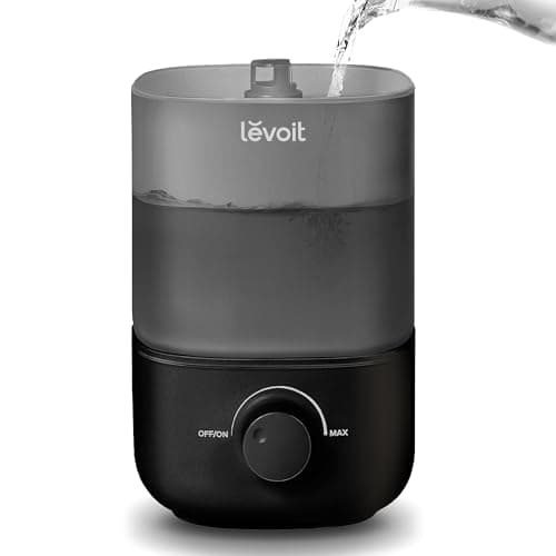 LEVOIT Humidifiers for Bedroom,Top-Fill Ultrasonic Cool Mist Humidifier