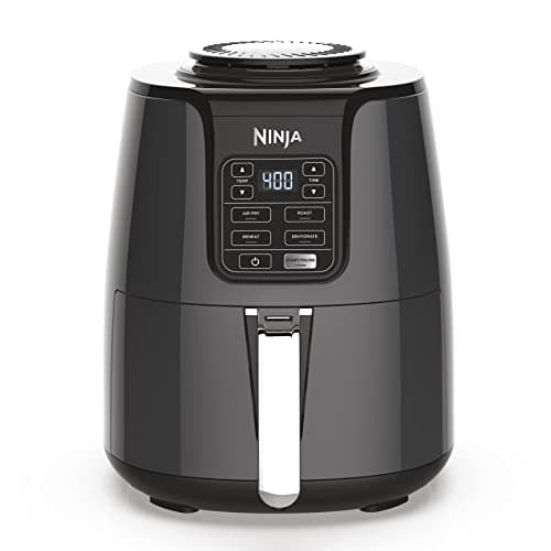 Ninja Air Fryer, 4 QT Capacity, 4 in 1 Roast, Crisp, Reheats and Dehydrates, Dishwasher Safe Parts, 105 F to 400 F, 1550 Watt, Grey, 1 Count