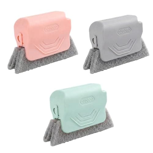 Magic Window Track Cleaner, 2025 Upgraded Handheld Cleaning Brush Set, for Window Slides Grooves, Tile Grout Lines, Shutter Slats, Car AC Vents & Narrow Gaps (Mix 3PCS)