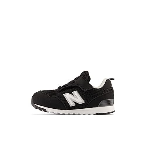 New Balance Kid's 515 NEW-B Hook and Loop Sneaker Black/White