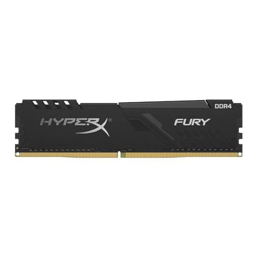 HyperX Fury 8GB 2666MHz DDR4 CL16 DIMM 1Rx8 Black XMP Desktop Memory Single Stick HX426C16FB3/8