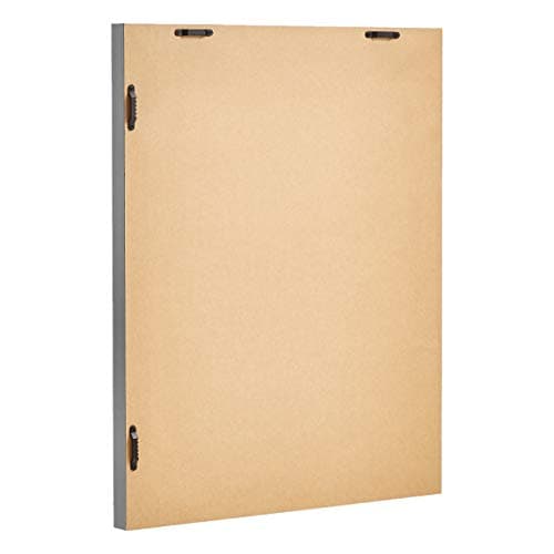 Amazon Basics Rectangular Wall Mirror 16" x 20" - Standard Trim, Nickel