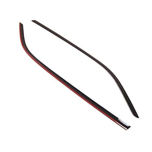 Tuningpros Window Visor Compatible with 2003-2008 Subaru Forester, DGWV2-740 Outside Mount Deflector Rain Guard Dark Smoke, 2 Pcs Set