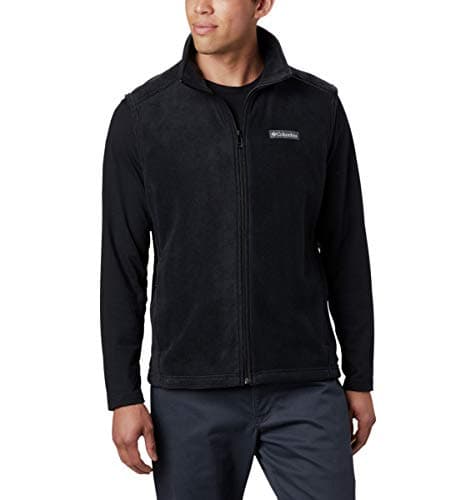 Columbia Mens Steens Mountain Vest, Black, Small