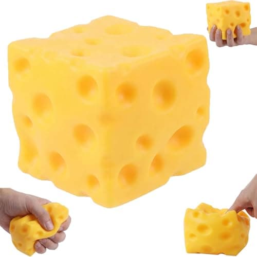 Cheese Squishy Toys, Slow Rising Stress Relief Gifts for Adults, 2.36Inch