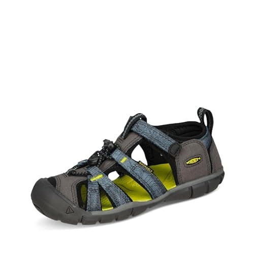 KEEN Unisex-Child Seacamp 2 CNX Closed Toe Sandals, Magnet/Evening Primrose, 4