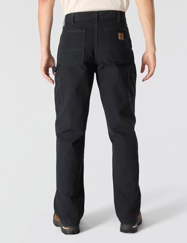 Carhartt Men's B324 Washed Twill Relaxed Fit Pant, Black, 36W x 32L