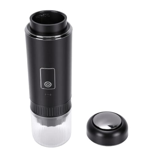 Focket Portable Coffee Maker, 200ml Rechargeable Cordless with 7800mAh Battery Electric Machine Compact Design for Travel RV Hiking Office Car Camping Home