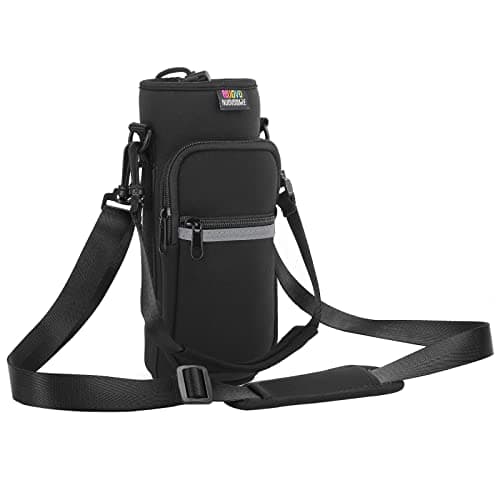 Nuovoware Water Bottle Carrier Bag, 25oz/32oz, Black