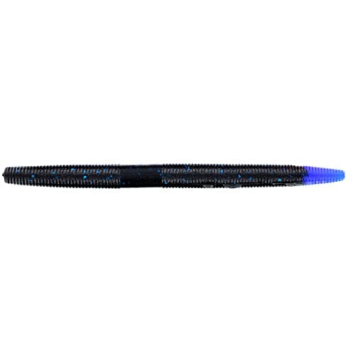 Yamamoto BAITS 5" SENKO / 10 Pack/Black W/Large Blue Flake/Clear Blue Tail