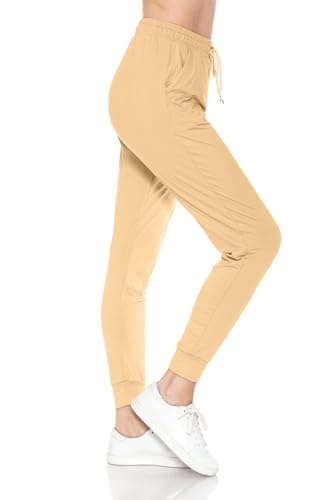 LY3X5X-KHAKI Yoga Solid Leggings, 3X5X