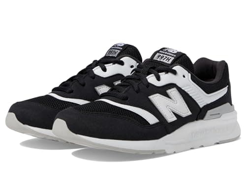 New Balance Girls Kids 997H Lace-up Sneaker, Black/Marblehead/Summer Fog, 6 Wide Toddler