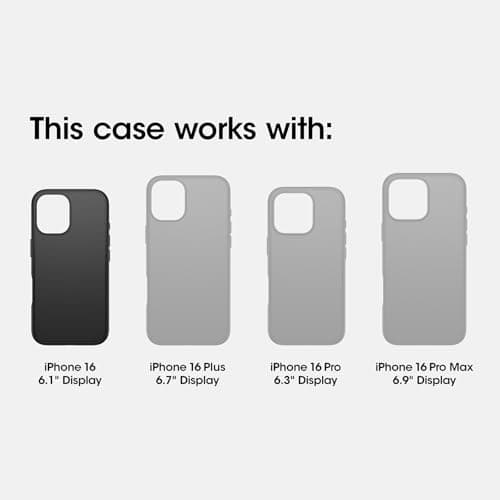 OtterBox iPhone 16 Commuter Series Case - Baby Blue Jeans, Thin & Protective iPhone Case, Dual-Layer, Impact Absorbing iPhone Case