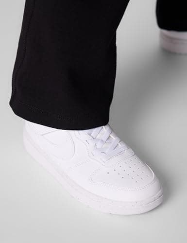 Nike Little Kid's Court Borough Low Recraft Shoes, White/White-White, 2Y