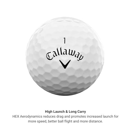 Callaway Golf Warbird Golf Balls (2023 Version, White, 12 Ball Pack)