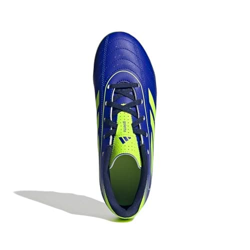 Adidas Unisex-Kids Goletto IX Firm Ground/Multi Ground, Lucid Blue/Lucid Lemon/Dark Blue, 5