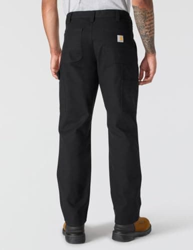 Carhartt Men's Rugged Flex Rigby Dungaree Work Pants, Black, 36W x 32L