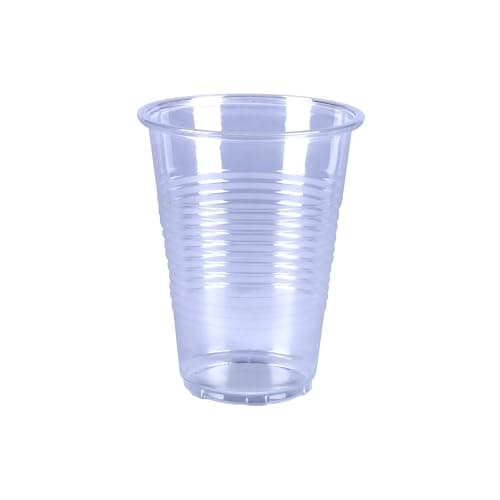 Amazon Basics Small Disposable Clear Plastic Cups, 9oz, 100 Count