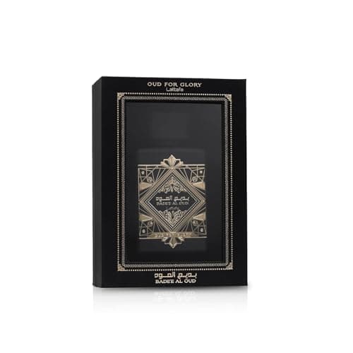 Lattafa Bade'e Al Oud for Glory for Unisex Eau de Parfum Spray, 3.4 Ounce