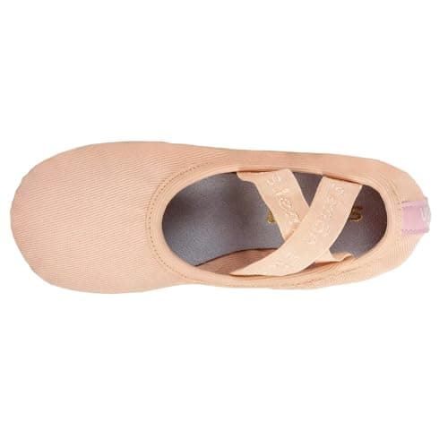 s.lemon Stretch Ballet Shoe,Girls Women Split Sole Elastic Dance Slippers Ballet Shoes TLB Orange 39