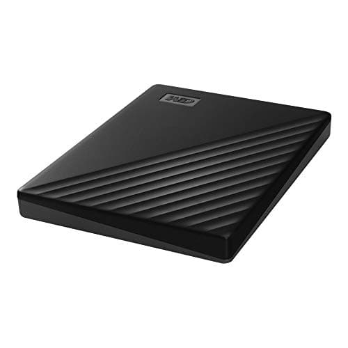 WD 2TB My Passport, Portable External Hard Drive, Black, backup software with defense against ransomware, and password protection, USB 3.1/USB 3.0 compatible - WDBYVG0020BBK-WESN