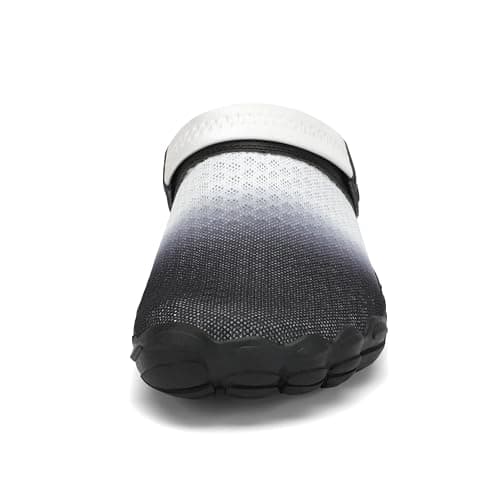 Mishansha Mens Clogs Women Barefoot Shoes Lightweight Breathable Sneakers Slip on Sandals Garden Mesh Water Shoes White Size 12