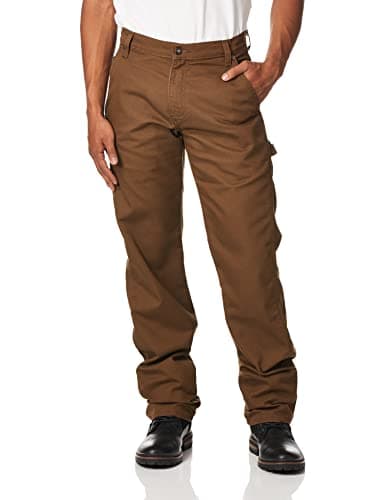 Dickies Mens Tough Max Duck Carpenter Pants, Stonewashed Timber, 34W x 32L US