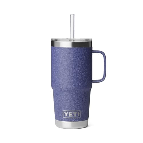 YETI Rambler 25 oz Straw Mug, Vacuum Insulated, Stainless Steel, Moon Dust