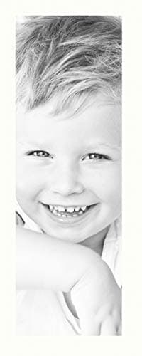 12x36 Polar White / Porcelain Custom Mat for Picture Frame with 8x32 opening size (Mat Only, Frame NOT Included)