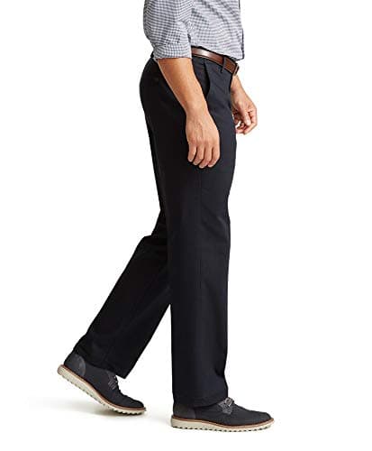 Dockers® Men's Classic Fit Signature Khaki Lux Cotton Stretch Pants (Regular and Big & Tall), Dockers Navy, 36W x 30L