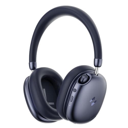 havit Space S1 Hybrid Adaptive Noise Cancelling Headphones, 100H Playtime, 45dB ANC, Bluetooth 6.0, LHDC Hi-Res Audio, Over Ear Wireless Headphones with App EQ, Dual Device, for Travel, Office, Home