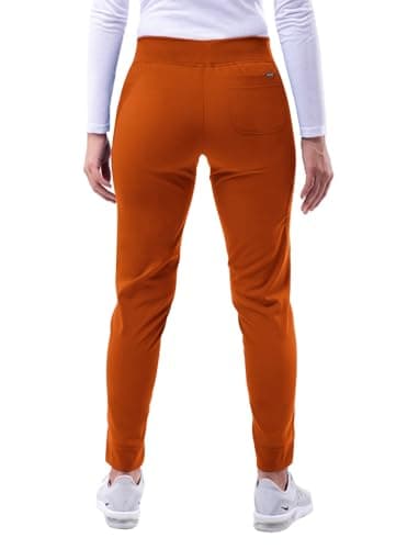Adar Uniforms, Pro Scrubs for Women - Ultimate Yoga Jogger Scrub Pants - P7104 - Cinnamon - M