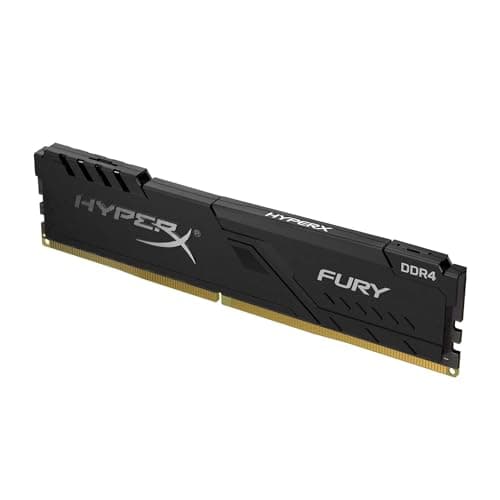 HyperX Fury 8GB 2666MHz DDR4 CL16 DIMM 1Rx8 Black XMP Desktop Memory Single Stick HX426C16FB3/8