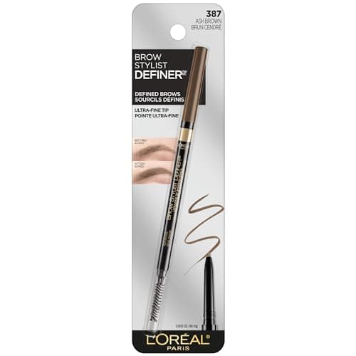 L’Oréal Paris Ultra-thin Eyebrow Pencil, Brow Stylist Definer, Auburn, 1 Count