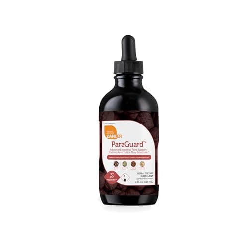Zahler ParaGuard, Parasite Cleanse for humans. Advanced Colon Detox Cleanse and Gut Health Support, Contains Wormwood, Certified Kosher, 4OZ.