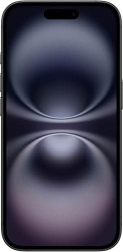 Apple iPhone 16, 128GB, Black - Unlocked (Renewed)