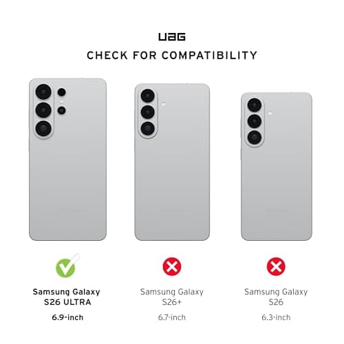 URBAN ARMOR GEAR UAG for Samsung Galaxy S26 Ultra Case 6.9" Monarch Pro - Magnetic Charging Compatible Rugged Military Drop Tested Protective Cover, Kevlar Black