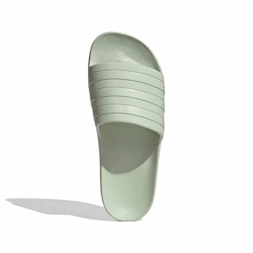 adidas Women's Adilette Aqua, LinenGreenLinenGreenLinenGreen, 8