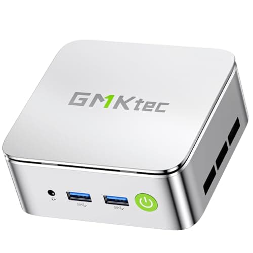 GMKtec Mini PC Computer, G10 Ryzen 5 3500U (Beats N150/4300U/3200U), 16GB RAM 512GB SSD 2.5GbE NIC LAN Desktop Office Home Business HTPC, Triple 4K Display, WiFi, BT, USB-C, DP, Type-C PD, HDMI 2.1
