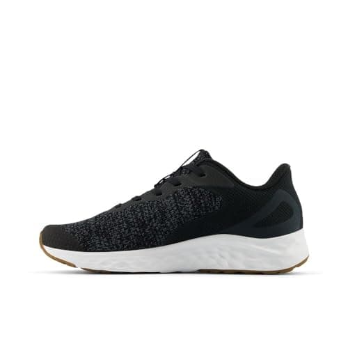 New Balance KIds Arishi Fresh Foam v4 Sneaker, BLACK/PHANTOM, 5 M Big Kid (8-12 Years)