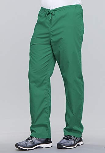 Cherokee unisex-adult Drawstring Cargo Scrub Pant, Surgical Green, X-Small