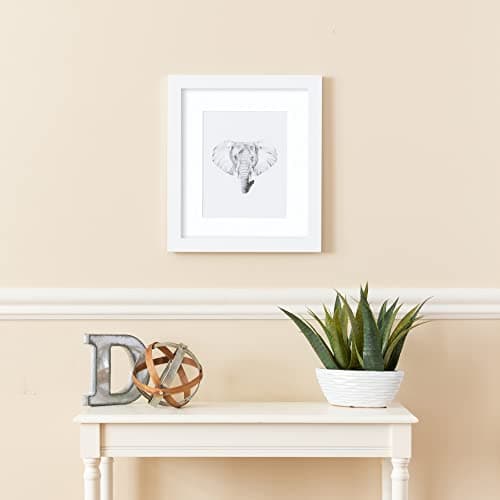 ArtToFrames 12x17 inch Satin White Frame Picture Frame, 2WOMFRBW26074-12x17