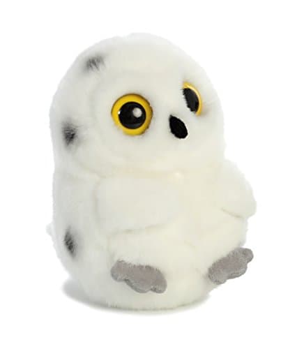 Aurora Hoot Owl Rolly Pet Plush Stuffed Animal 5"