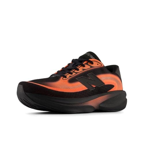 New Balance Men's Ellipse v1 Running Shoe, Tangerine Heat/Black, 9.5